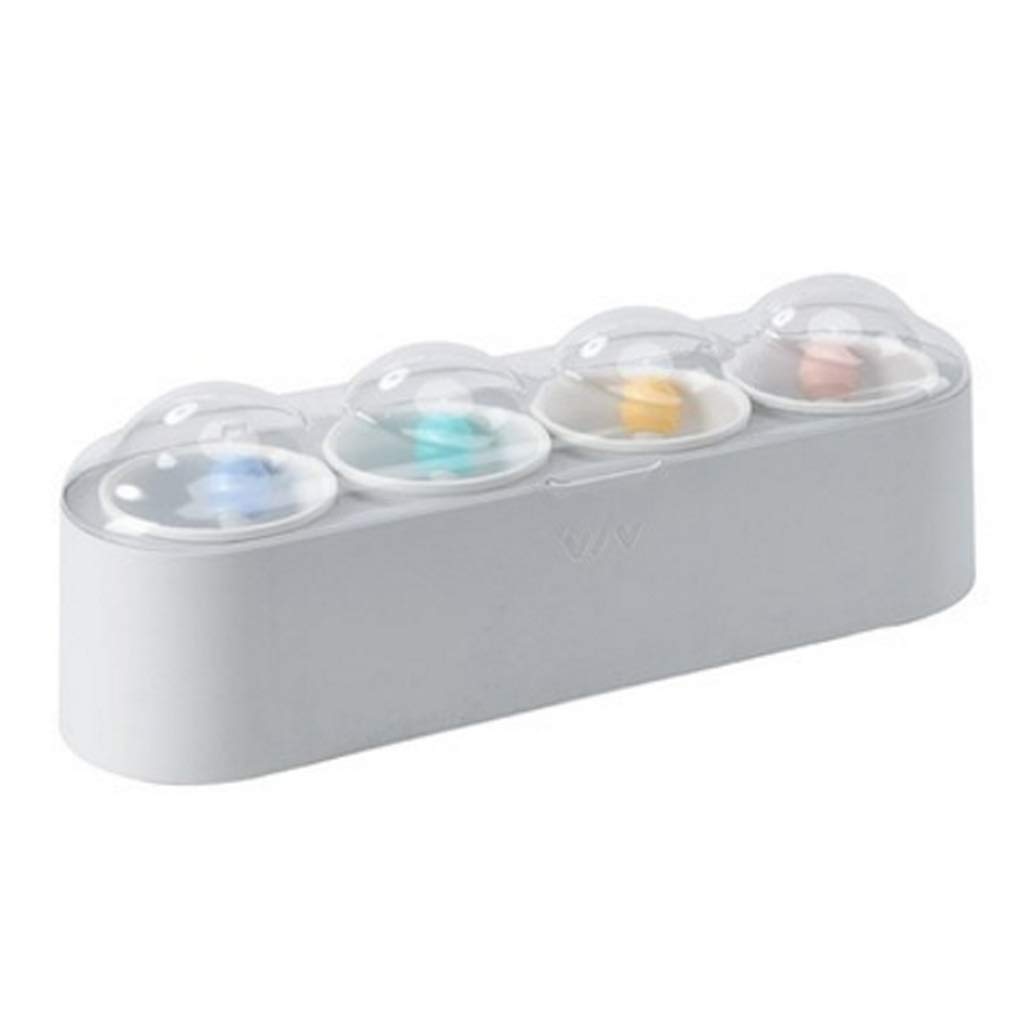 Seasoning Box Edible Salt Sugar Storage Bracket Plastic Pot Kitchenware