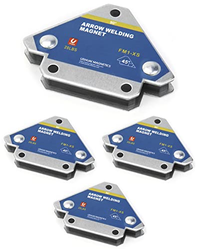 QWORK® 4 Pcs Magnetic Welding Holder 45° 90° 135° Multi-Angle Welding Magnet Positioner Auxiliary Locator Tools 28lbs / 12.5kg 7 QWORK® 4 Pcs Magnetic Welding Holder 45° 90° 135° Multi-Angle Welding Magnet Positioner Auxiliary Locator Tools 28lbs / 12.5kg - Image 7