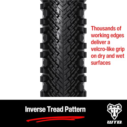 WTB Venture Gravel Bike Tire (700 x 40) Tubeless Folding, Light & Fast Rolling, Gravel & Bikepacking (Tan Sidewall)