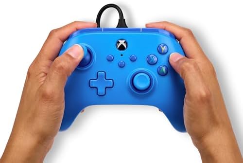 PowerA Wired Xbox Controller (Blue) - Renewed - OREI Deal!