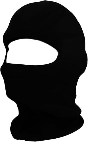 Miniatura 8 de Máscara de pasamontañas reflectante de seguridad con cremallera ajustable gorra de calavera talla única