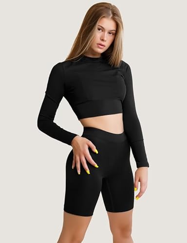 Yeblues Radlerhose Damen Kurz Hose, 3er Pack Radlerhosen Anti Scheuern Shorts Damen Kurze Hosen für Kleid Kleider Rock Unterhose