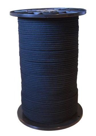 Bondage Seil 8mm Baumwolle in schwarz Seil Fesseln ab 1 Meter