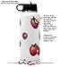Skin Wrap Decal compatible with Hydro Flask Wide Mouth Bottle 32oz Strawberries on White (BOTTLE NOT INCLUDED)