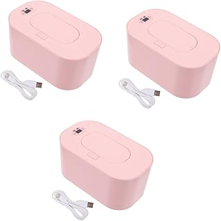 Totority 3pcs Wet Wipe Warmer Newborn Wipes Travel Gift Portable Heaters Baby Diaper Warmer Baby Tissue Warmer Wipes Dispenser Baby Wet Wipes Dispenser Baby Products Warmer for Baby Wipe Pp