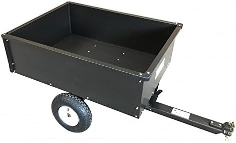 Turfmaster DC-180 Steel Tipping Trailer with Removable Tailgate, 180 kg/210 Litres