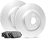 R1 Concepts Rear Brakes and Rotors Kit |Rear Brake Pads| Brake Rotors and Pads| Ceramic Brake Pads and Rotors |fits 2021 Acura TLX