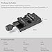 Haoge CP-MA90 Quick Release Plate QR Clamp Adapter Convertor for Select Manfrotto Tripod Fluid Video Head to Arca-Swiss Compatible, Fit 501PL / Q5 / 504PLONG / 500PLONG Heads