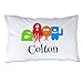 Pattern Pop Personalized Toddler Size Little Monsters Pillowcase with Pillow Included