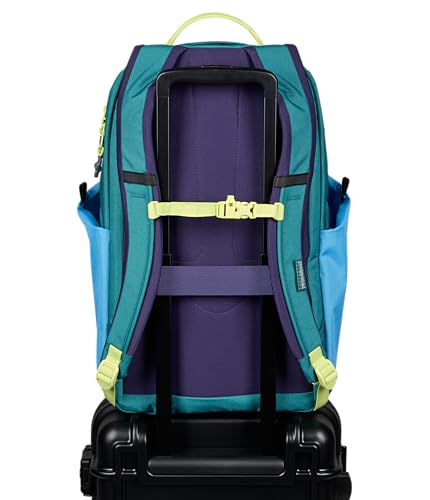 Image of JanSport 26L All Around Pack - 15 inch Laptop Sleeve, Emerald Pool | Versatile Rucksack w /Hydration Sleeve, Reflective Accents & Safety Whistle