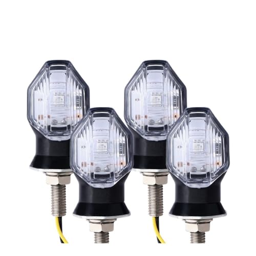Clignotant LED universel moto 8mm 12V pour un remplacement rapide