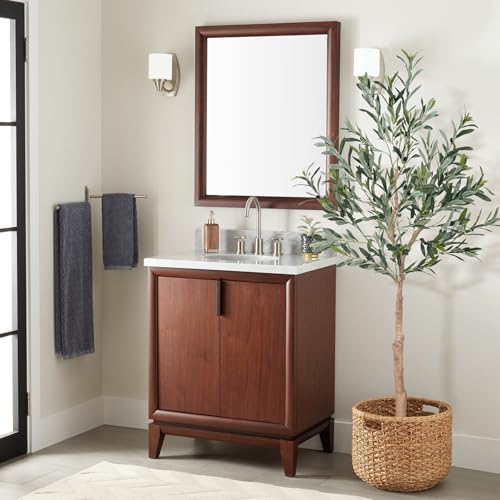 Olive Tree Artificial Plant 5FT, Artificial Olive Tree Mediterranean Silk Screened Broad-leaved Olive Tree with Realistic Fruit, Lifelike Plant Nordic Style Home Aesthetic Hotel Decor