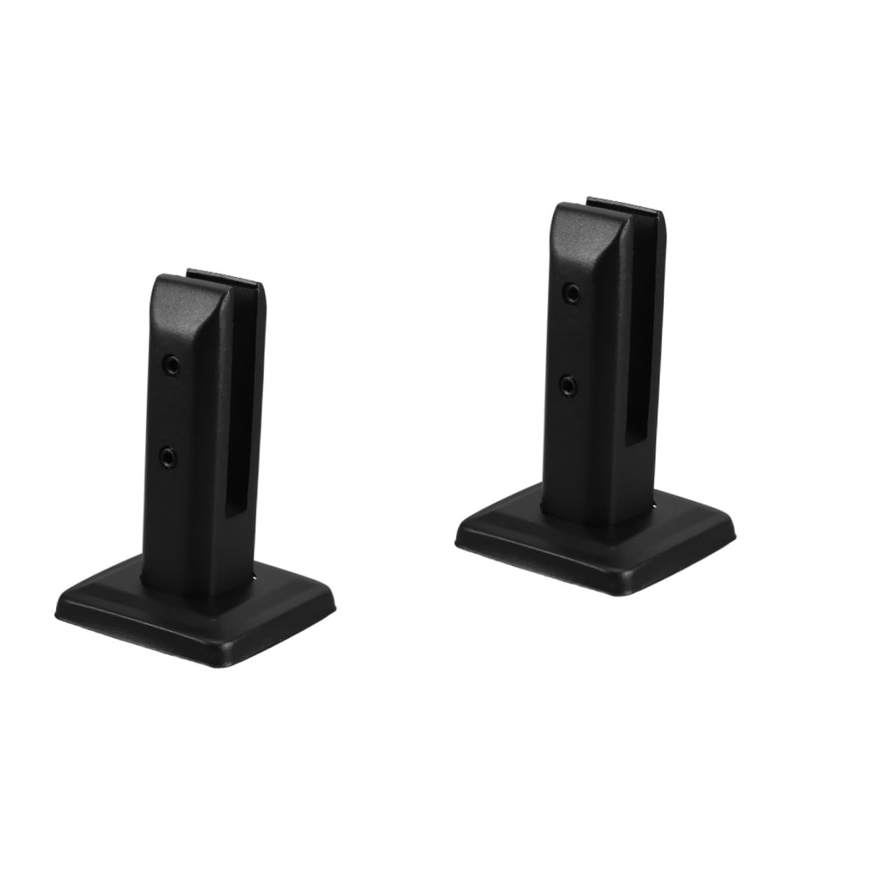 Rampe d'escalier support de fixation noir en inox pour garde-corps robuste