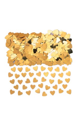 falksson INT37009-16 Einfarbige Herzchen - Confeti (con Forma de corazón)