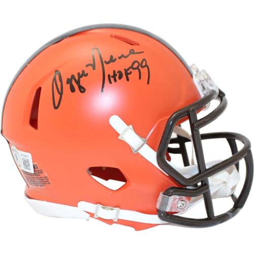Ozzie Newsome Autographed Cleveland Browns Mini Helmet