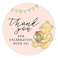 Pink Thank You for Celebrating With Us Pooh Bear