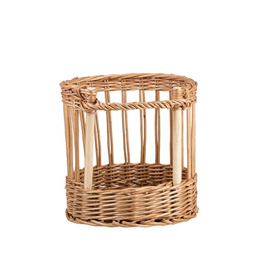 e-wicker24 Alles aus Weide Cesto para baguettes de mimbre, cesta de pan