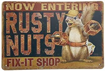 Metal Vintage Tin Sign Decor-Rustic for Home Bar Pub Movie House Bar Pub Funny Retro Wall Art Sign 12