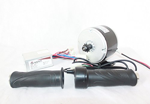 24V 250W Electric Brushed DC Motor Electric DIY 250W Motor Kit E-Bike Engine High Speed Motor with 11 Tooth Sprocket (Normal kit)