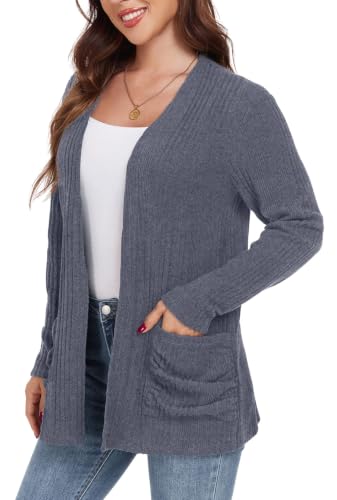 Image of GRECERELLE Women's Open Front Lightweight Cardigan Fall Sweaters Outwear