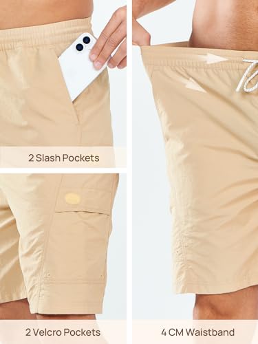 Men's Swim Trunks 9" Quick Dry Bathing Suits for Men Beach Shorts Swimwear3