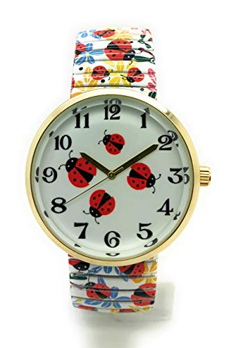 Varsales Butterfly Bird Owl Ladybug Bee Theme Women's Novelty Elegant Stretch Elastic Band Anal