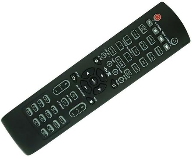 Replacement Remote Control Work for TV/Audio/Projector for Nakamichi Shockwafe Pro 7.1 7.2 9.2 DTS:X/ SSE Soundbars