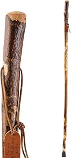 Brazos Free Form Hawthorn Wood Walking Stick Hiking Trekking Pole, 58"