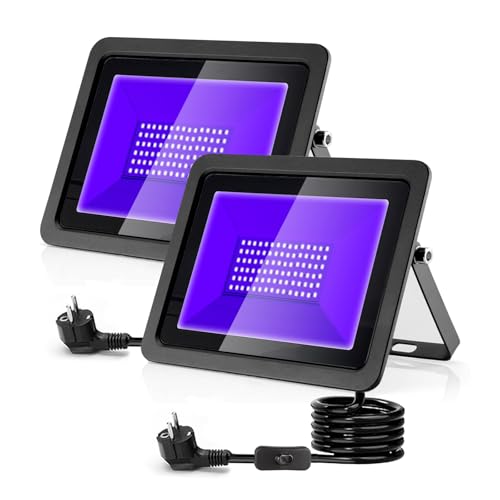 Black light projecteur UV LED idéal pour votre fête lumineuse d'Halloween