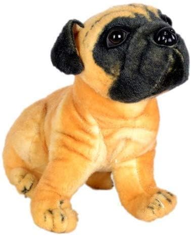 4AJ BAZAAR Cute VODA Pug Stuffed Soft Plush Dog Toy - Brown (32cm) (B0CTMXPSFL) Amazon Price History, Amazon Price Tracker