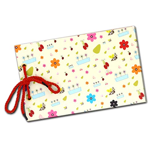 Sehaz Artworks Planters Scrapbook | Scrap Books For Memories Ivory-29X18 CM | scrapbook book, photo album book, photo book, scrapbook album, memory bo