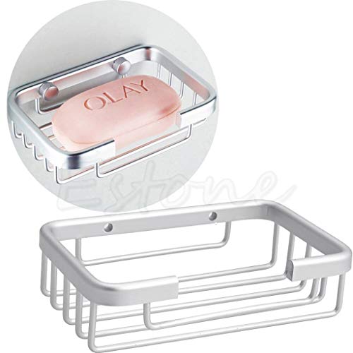 Nabian Soap Case Soap Dish Storage Holder, Soap Dish For Bathroom Shower Soap Holder, Aluminum Space Wall Mounted Soap Holder Basket #TOP1