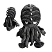 Juguete de peluche Cthulhu de 11,8 pulgadas, juegos de anime de peluche suave, muñeca de pulpo de papel, peluche de abrazo afortunado negro para niños y niñas