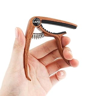 WGOEODI Capo de Guitare en Alliage d’aluminium, Capo de Guitare Classique Acoustique à Changement Rapide, Bois Clair - Les Beatles, Paul McCartney, John Lennon, RIngo Starr, George Harrison WGOEODI Capo de Guitare en Alliage d'aluminium, Capo de Guitare Classique Acoustique à Changement Rapide, Bois Clair – Image 4