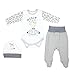 TupTam Conjunto de Ropa Bebés Body y Pantalones y Gorra, Jirafa, 56
