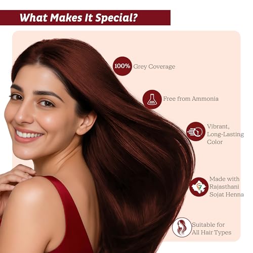 Prem Dulhan Henna Color para Cabello Natural Marrón 15 g miniatura 6