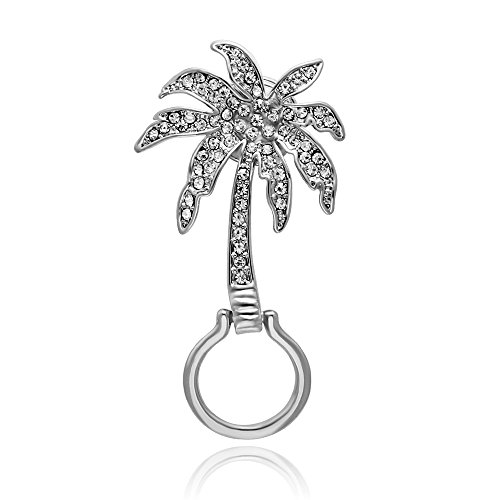 Broche cocotier vert NOUMANDA pour lunettes en vacances d'été