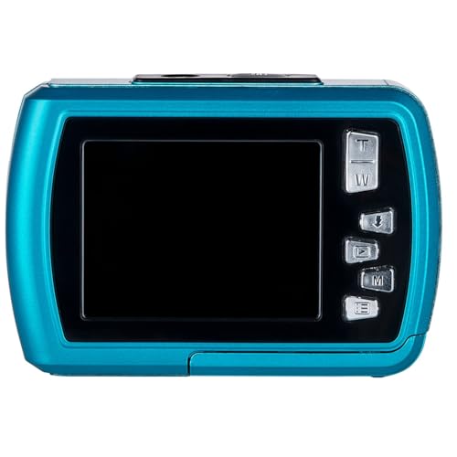 Image of Polaroid IS048 Waterproof Instant Sharing 16 MP Digital Portable Handheld Action Camera, Teal