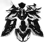 ZXMOTO Glossy Black Motorcycle Fairings Kit For 2012 2013 2014 2015 2016 Kawasaki Ninja 650 EX650 EX650A EX650E EX650F,Tail Side Fairings Without Holes (Pieces/kit: 19)