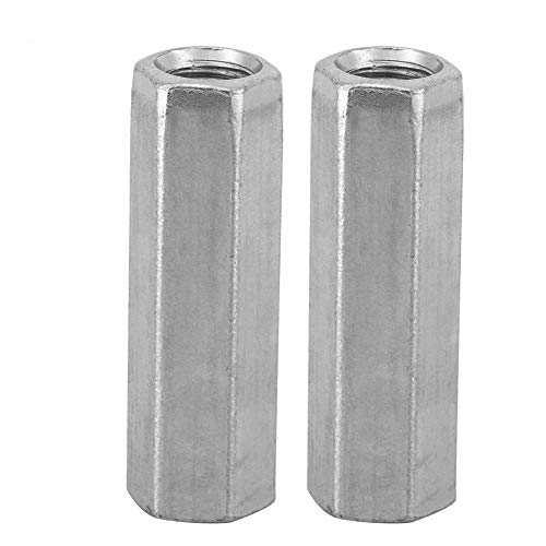 10 pièces M8 en acier au carbone longue tige écrou hexagonal manchon hexagonal écrou entretoise attaches filetées raccord tige hexagonale filetée(M8*40)