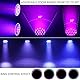 Professionelles Moving Head Bühnenlicht, 19 x 15 W RGBW LED DJ-Lichter, 17/25 Kanäle mit Zoom, DMX 512-Steuerung, Auto Run, Soundaktivierung, Wash- und Beam-Effekt für Partys (1 Packung)