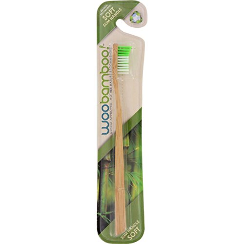 WooBamboo Toothbrush Slim Handle Soft Single