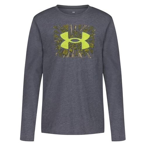 Image of Under Armour Boys' Long Sleeve Graphic T-Shirt, Lightweight & Breathable, Outdoor Collection