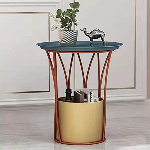 Simple Table Créative et Ronde en Fer : Finition Moderne Élégante - 5