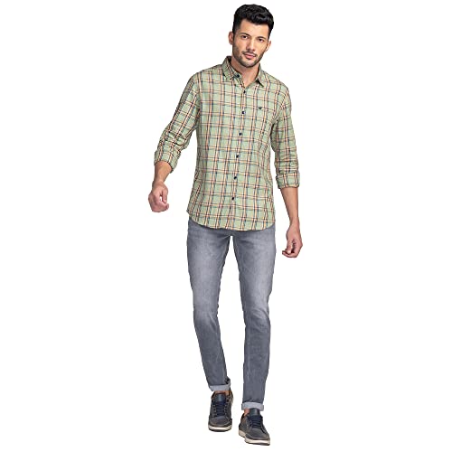 Image of Spykar Men's Slim Fit Shirt