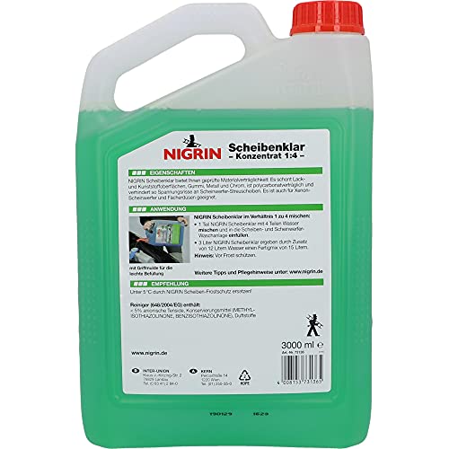 Nigrin, detergente per parabrezza concentrato