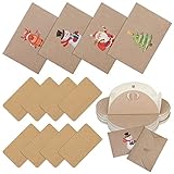 Muestre su imaginación--- la tarjeta interior es en blanco, sin palabras impresas, hacer DIY usando su imaginación para tener tarjeta felicitación de estilo único, escribiendo o dibujando figuras o letras que le gusten directamente, luego ponerla en el sobre exquisita.
