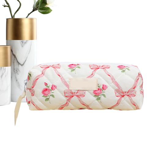 美的メイクバッグ | おしゃれなコスメティックトレイ収納,防水加工の大型トイレタリーホルダー 女性用 日常・バックパッキング・出張・アウトドア旅行に最適 - 機能的で使いやすいデザイン