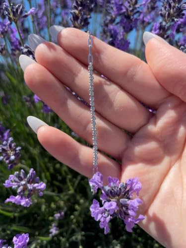 Image of Polar Light Signature Canadian Diamond Charm Bracelet in .925 Sterling Silver - Choice of Rolo or Paperclip Style Chain