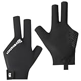 loghohu Billard Handschuh,Billard Zubehör,Snooker Handschuhe Billiard Pool Cue Gloves rutschfeste Poolhandschuhe Verstellbare Poolhandschuhe Geeignet für Pool Spiele Snooker